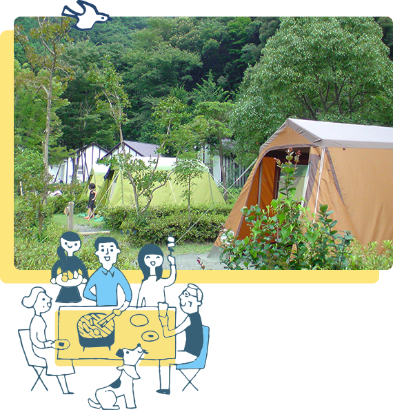 OREP Okubo Campground and Grass Skiing Hassle-free barbecuing